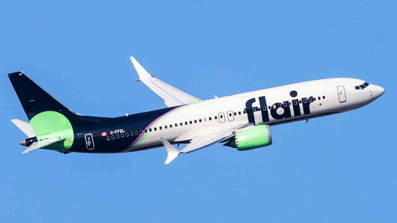 Flair 737 MAX 8 C-FFELto YYZ 1h05m JFK 1.17.23-1